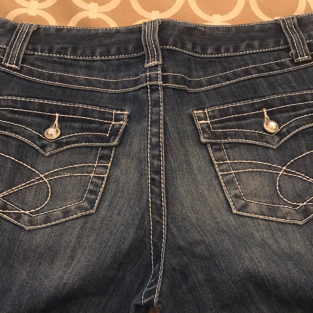 INC Jeans Blue Regular Fit Boot Leg Sz 6